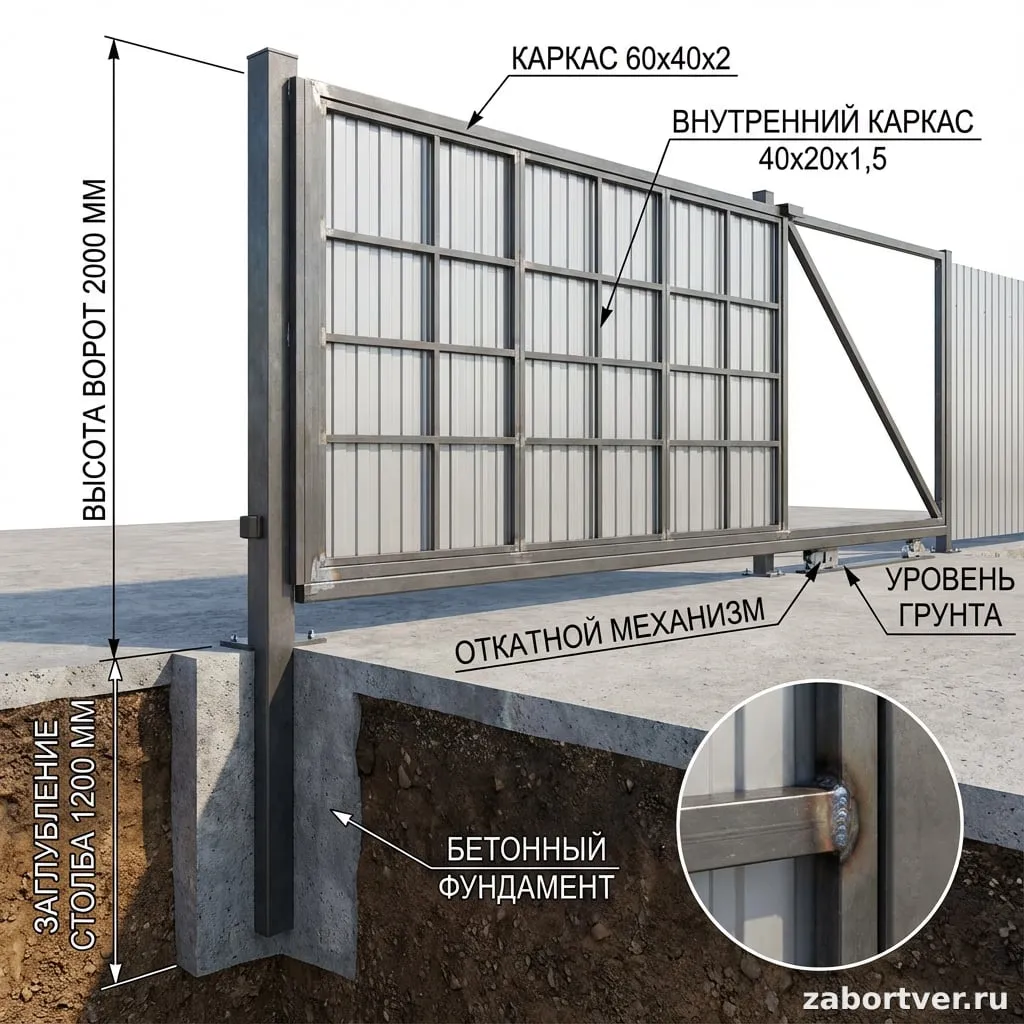 Ворота и Калитки в Вышнем Волочке