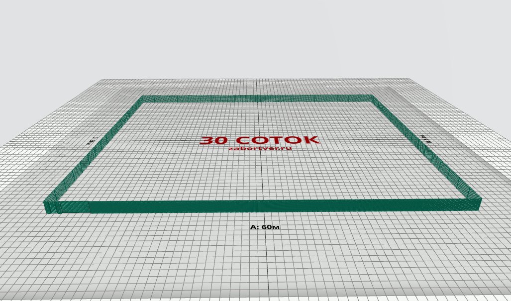 Забор из евроштакетник — проект