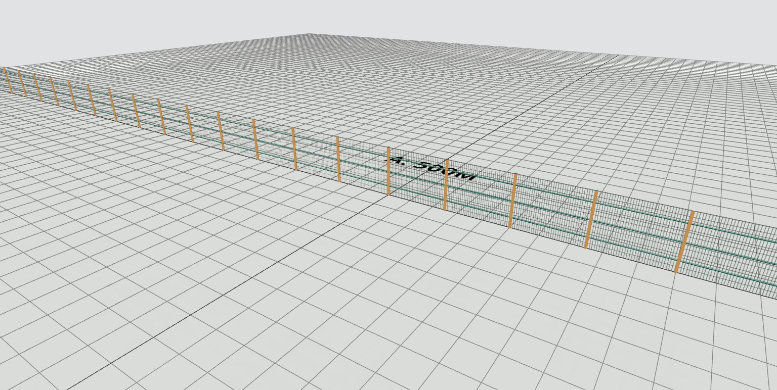 Забор из 3d забор — проект
