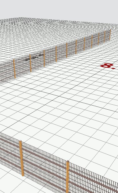 Забор из 3D забор 60 м для дома под ключ в Твери — 310 750 ₽