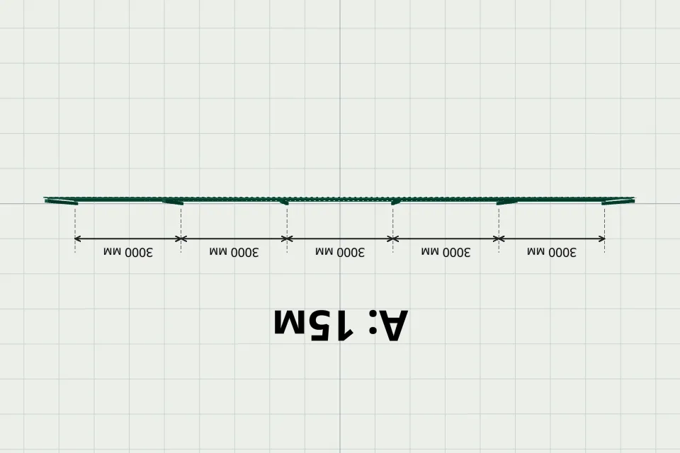 Забор из профнастил — проект и расчёт, ZaborTver — сверху, миниатюра