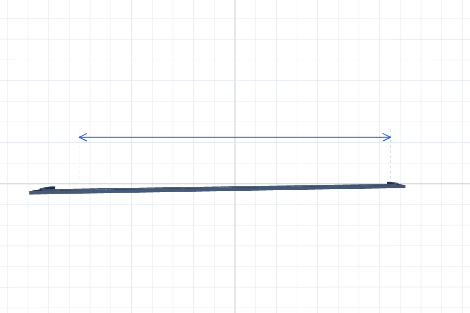 Ферма 6000 мм — сверху, миниатюра